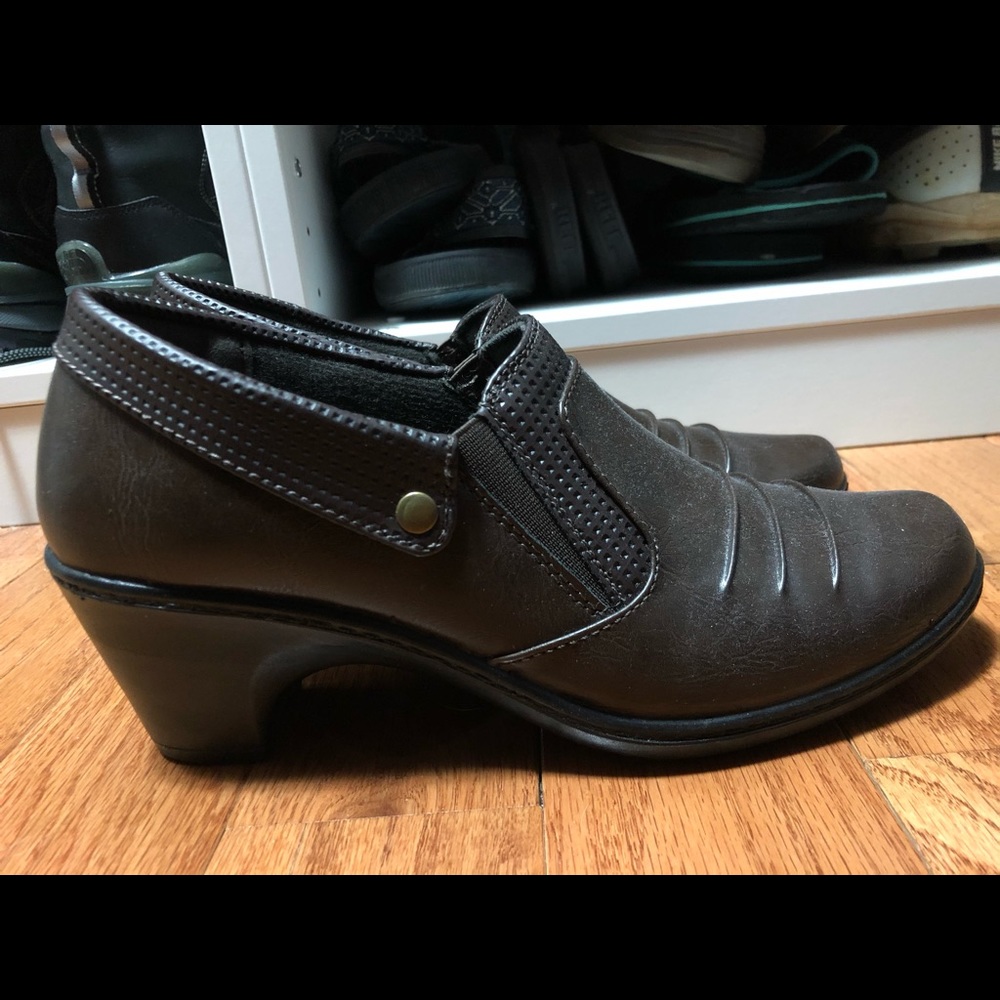 Brown booties
